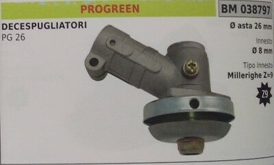 COPPIA CONICA DECESPUGLIATORE PROGREEN PG 26 ASTA Ø 26 MILLERIGHE Z-9