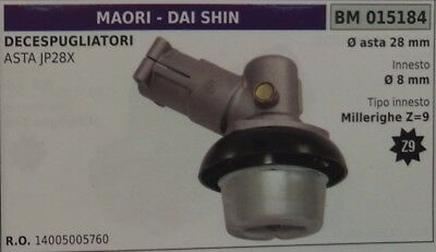 14005005760 COPPIA CONICA DECESPUGLIATORE MAORI DAI SHIN ASTA Ø 28 JP28X Z 9