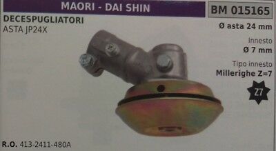 4132411480A COPPIA CONICA DECESPUGLIATORE MAORI DAI SHIN ASTA Ø 28 JP24X Z 7