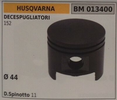 PISTONE COMPLETO DECESPUGLIATORE MOTORE HUSQVARNA 152 Ø 44