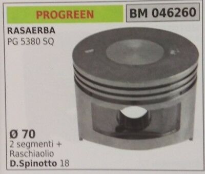 PISTONE COMPLETO RASAERBA TOSAERBA PROGREEN GREENCUT PG 5380 SQ Ø70
