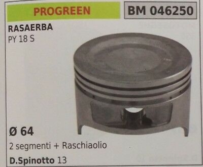 PISTONE COMPLETO RASAERBA TOSAERBA PROGREEN GREENCUT PY 18S Ø64