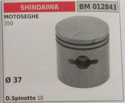 PISTONE COMPLETO SEGMENTI E SPIN MOTOSEGA SHINDAIWA 350 Ø37