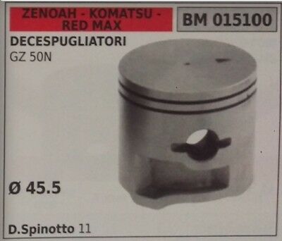 PISTONE COMPLETO DECESPUGLIATORE ZENOAH KOMATSU RED MAX GZ 50N Ø45.5
