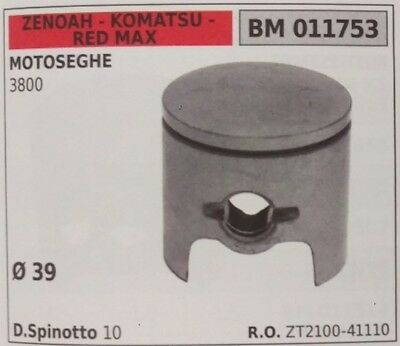 ZT2100-41110 PISTONE COMPLETO MOTOSEGA ZENOAH KOMATSU RED MAX 3800 Ø39