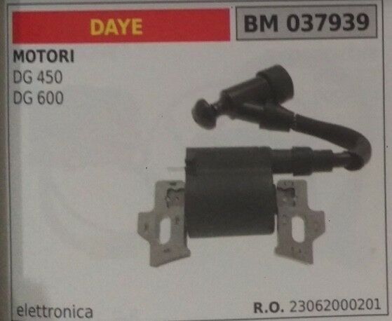 23062000201 BOBINA ELETTRONICA MOTORE DAYE DG 450 600