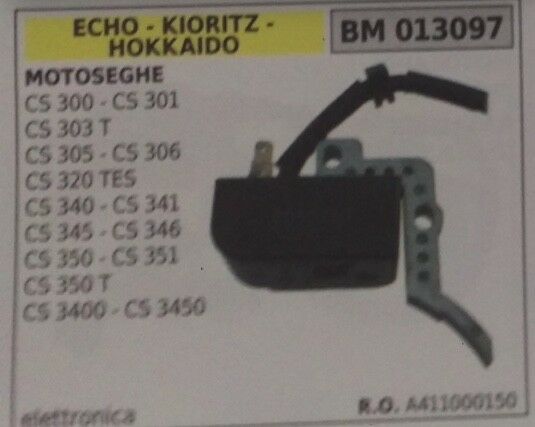 A411000150 BOBINA ELETTRONICA MOTOSEGA ECHO KIORITZ HOKKAIDO CS 300 301 303T 305