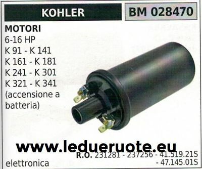 231281 237256 BOBINA ELETTRONICA MOTORE KOHLER K 91 141 161 181 241 301 321 341