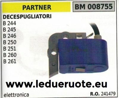 241479 BOBINA ELETTRONICA centralina DECESPUGLIATORE PARTNER B 244 245 246 250