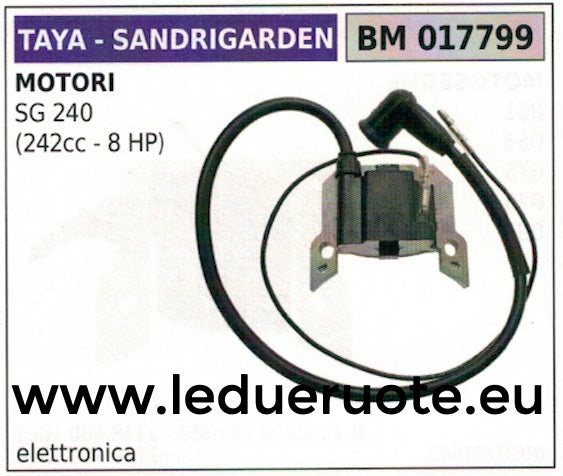 BOBINA ELETTRONICA centralina MOTORE TAYA SANDRIGARDEN SG240 242cc 8HP