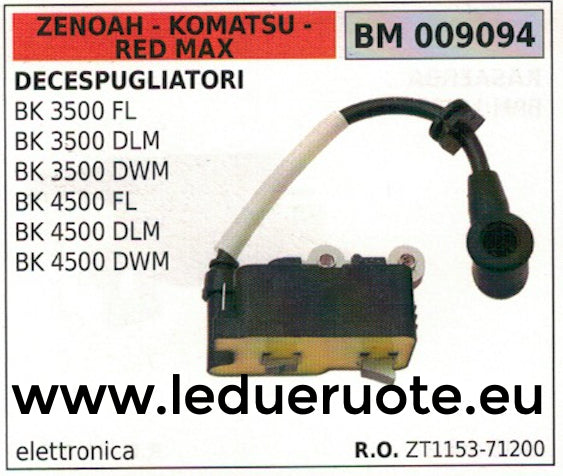 ZT115371200 BOBINA DECESPUGLIATORE ZENOAH KOMATSU RED MAX BK 3500 FL DLM DWM