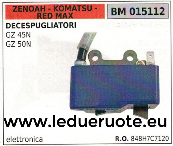 848H7C7120 BOBINA centralina DECESPUGLIATORE ZENOAH KOMATSU RED MAX GZ 45N 50N