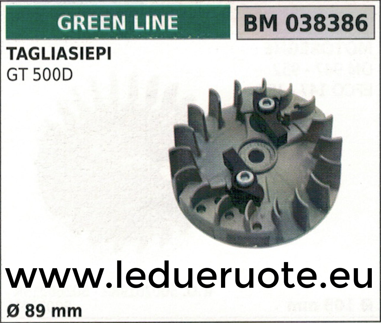 VOLANO MAGNETICO magnete ventola TAGLIASIEPE TOSASIEPI GREEN LINE GT 500D Ø89