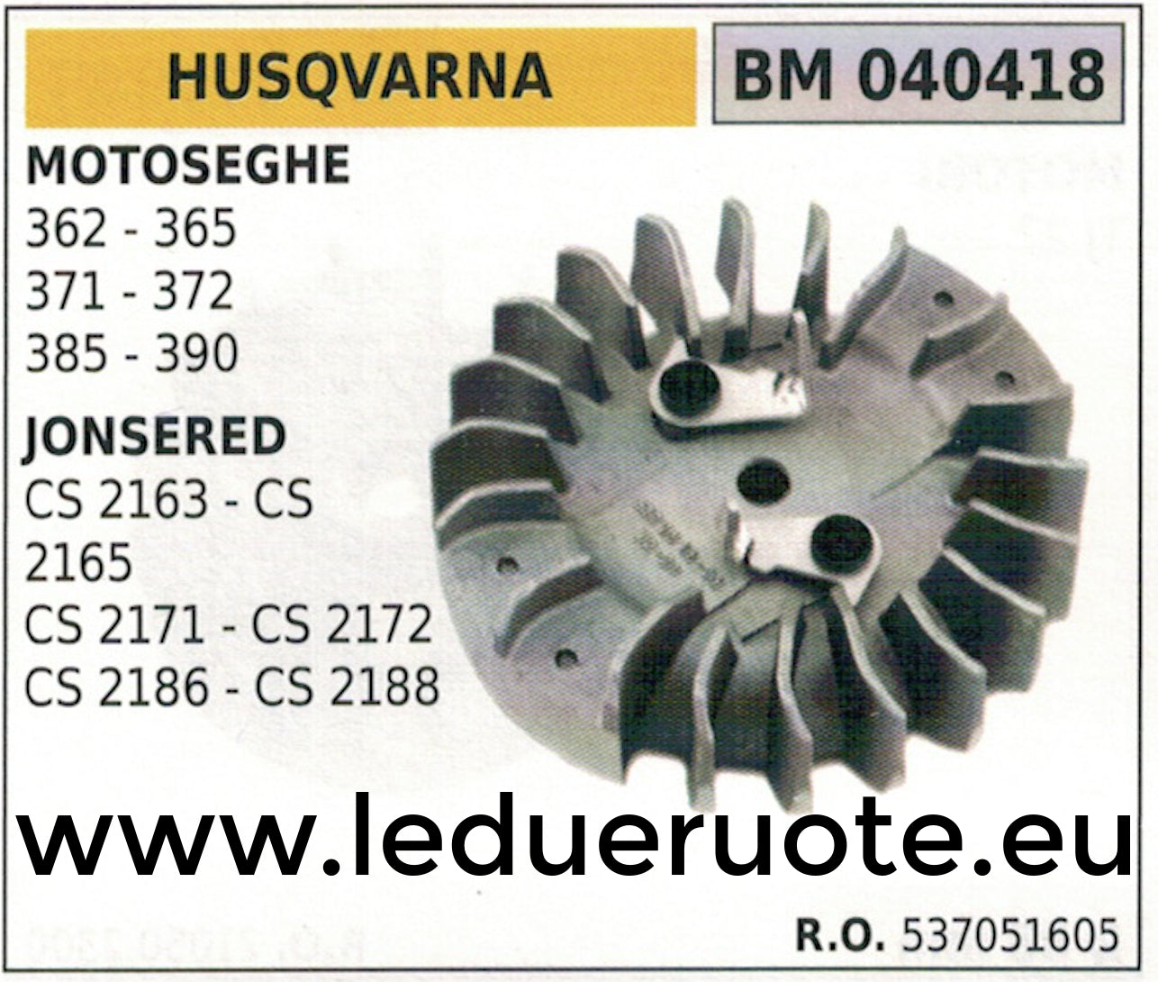 537051605 VOLANO MAGNETICO magnete MOTOSEGA HUSQVARNA 362 365 371 372 385 390