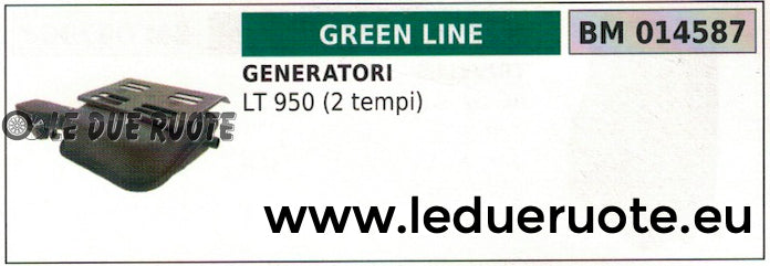 SCARICO MARMITTA SILENZIATORE GENERATORE GRUPPO ELETT GREENLINE GREENCUT LT 950