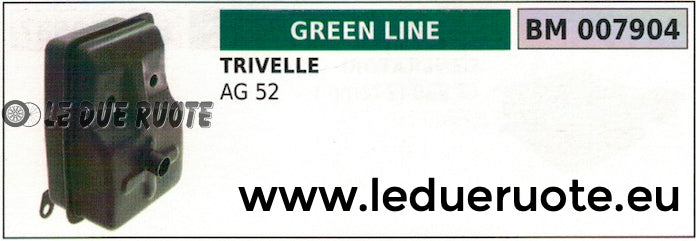 SCARICO SILENZIATORE MARMITTA TRIVELLA MOTOTRIVELLA GREENLINE GREENCUT AG52