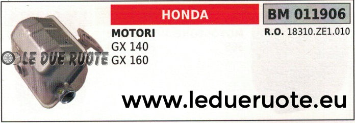 18310ZE1010 SILENZIATORE MARMITTA SCARICO MOTORE HONDA GX 140 160