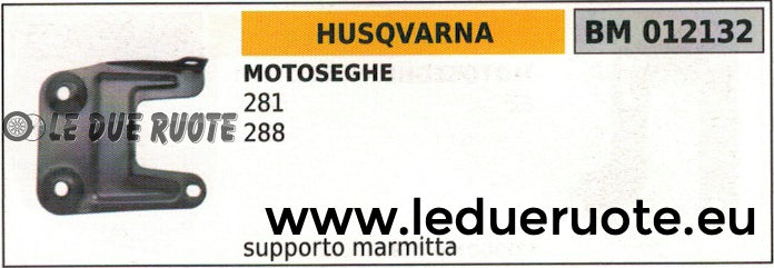 RIPARO PROTEZIONE SUPPORTO MARMITTA SCARICO MOTOSEGA HUSQVARNA 281 288