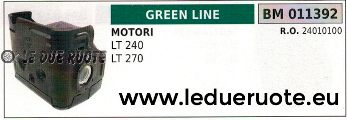 24010100 SCARICO MARMITTA SILENZIATORE MOTORE GREENLINE GREENCUT LT 240 270