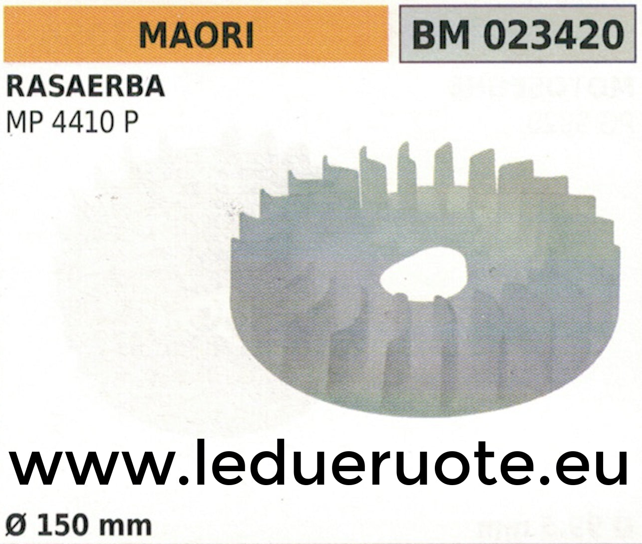 VOLANO MAGNETICO magnete VENTOLA RASAERBA TOSAERBA MAORI MP 4410 P Ø150