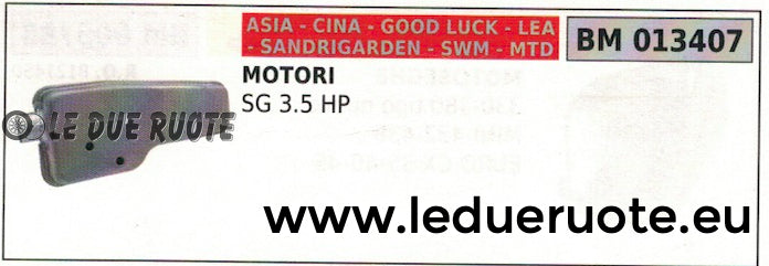 SILENZIATORE MARMITTA SCARICO MOTORE CINESE SANDRIGARDEN CINA ASIA LEA SG 3.5 HP