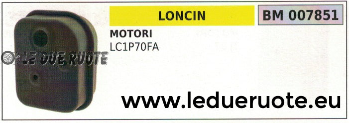 MARMITTA SCARICO SILENZIATORE MOTORE LONCIN LC1P70FA LC1 P70 FA