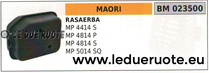 MARMITTA SCARICO RASAERBA TOSAERBA MOTORE MAORI MP 4414S 4814P 4814S 5014SQ