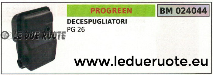 MARMITTA SCARICO SILENZIATORE DECESPUGLIATORE PROGREEN GRENCUT PG 26