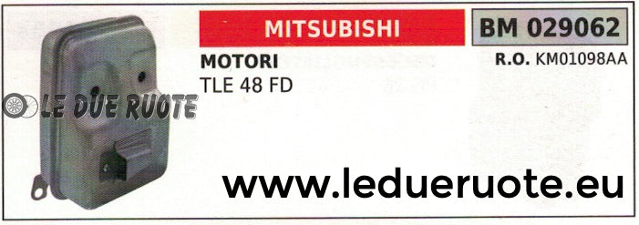 KM01098AA SILENZIATORE MARMITTA SCARICO MOTORE MITSUBISHI TLE 48 FD