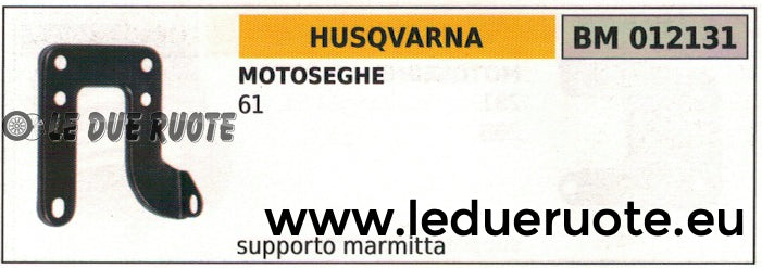 RIPARO SUPPORTO PROTEZION SCARICO MARMITTA SILENZIATORE MOTOSEGA HUSQVARNA 61
