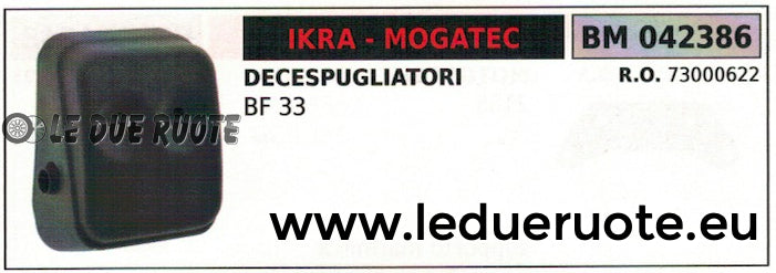 73000622 MARMITTA SCARICO DILENZIATORE DECESPUGLIATORE IKRA MOGATEC BF 33
