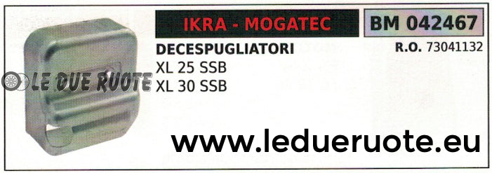 73041132 SUPPORTO RIPARO MARMITTA SCARICO DECESPUGLIATORE IKRA MOGATEC XL 25 30