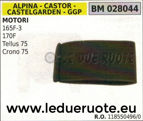 1185504960 SPUGNA FILTRO ARIA MOTORE GGP STIGA ALPINA 165F 170F TELLUS CRONO 75