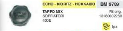 13160002260 TAPPO MISCELA benzina olio ECHO KIORITZ HOKKAIDO SOFFIATOR
