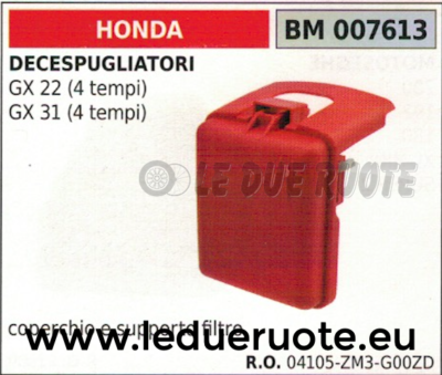 17231ZM3000ZA 04105ZM3G00ZD COPERCHIO FILTRO ARIA DECESPUGLIATORE HOND