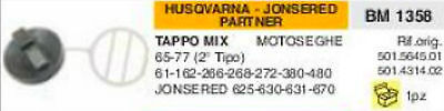 TAPPO MISCELA MOTOSEGA HUSQVARNA 65 77 61 162 266 268 272 380 480 JONS