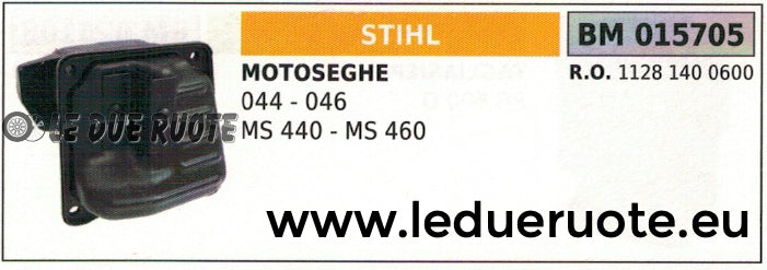 11281400600 MARMITTA SCARICO SILENZIATORE MOTOSEGA STIHL 044 046 MS 440 460