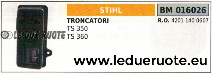 42011400607 MARMITTA SCARICO SILENZIATOR TRONCATORE TRONCATRICE STIHL TS 350 360