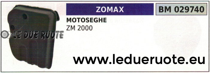 MARMITTA SCARICO SILENZIATORE MOTOSEGA ZOMAX ZM 2000