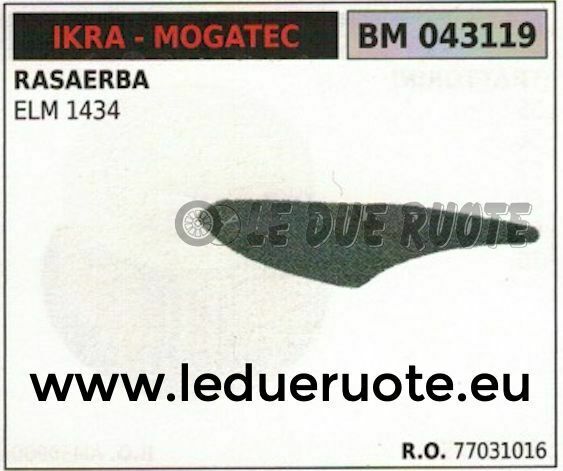 77031016 FILTRO ARIA ELEMENTO FILTRANTE RASAERBA TOSAERBA IKRA MOGATEC ELM 1434