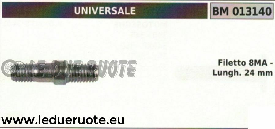 PRIGIONIERO BULLONE 24mm BARRA MOTOSEGA UNIVERSALE FILETTO 8MA