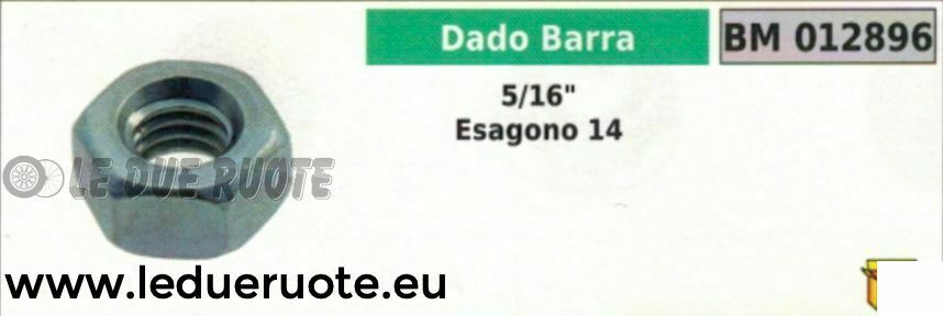DADO BARRA MOTOSEGA UNIVERSALE ESAGONO CHIAVE 14 5/16"