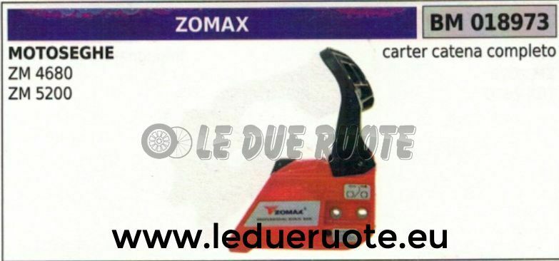 CARTER COPRICATENA FRENO CATENA COMPLETO MOTOSEGA ZOMAX ZM 4680 5200