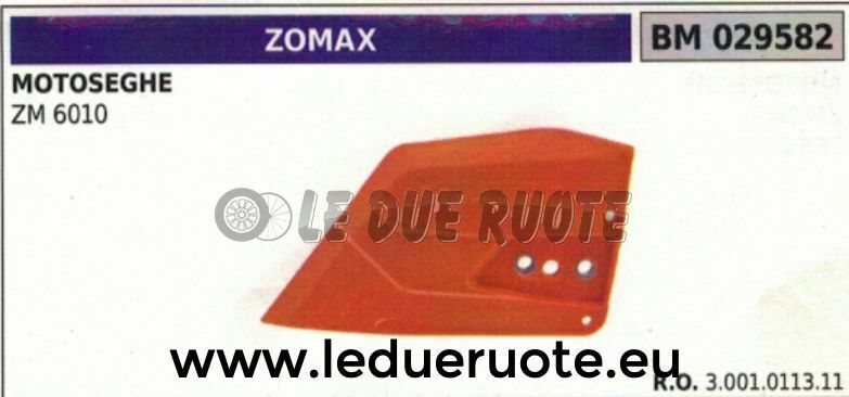 CARTER COPRICATENA FRENO CATENA SENZA PARAMANO MOTOSEGA ZOMAX ZM 6010 60cc