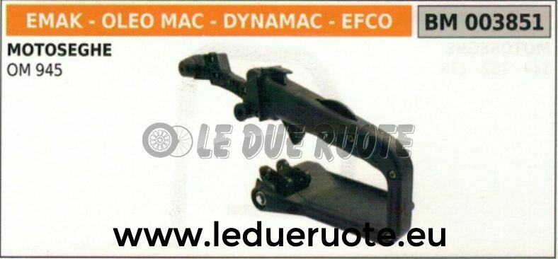 IMPUGNATURA manico tubolare POSTERIORE COMANDO GAS MOTOSEGA OLEOMAC 945