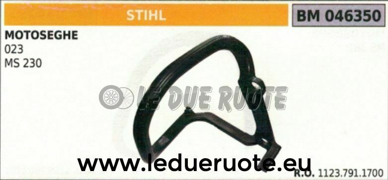 11237911700 IMPUGNATURA manico tubolare manubrio MOTOSEGA STIHL 023 MS230
