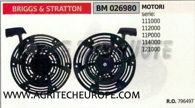 796497 AVVIAMENTO COMPLETO MOTORE BRIGGS & STRATTON SERIE 111000 112000 11P000