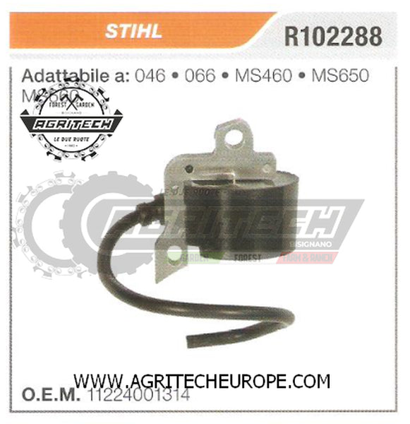 11224001314 BOBINA ELETTRONICA CENTRALINA MOTOSEGA STIHL MS660