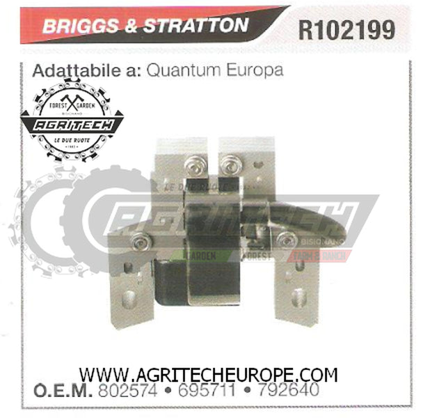 792640 BOBINA ELETTRONICA CENTRALINA BRIGGS & STRATTON MOTORE QUANTUM EUROPA
