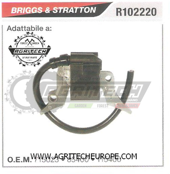 115400 BOBINA ELETTRONICA CENTRALINA BRIGGS & STRATTON MOTORE